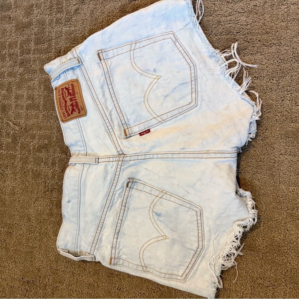 Levi's Blue Jean Shorts Classic Style